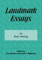 Landmark Essays on Basic Writing: Volume 18