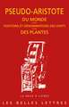 Pseudo-Aristote, Du Monde; Positions Et Denominations Des Vents; Des Plantes