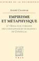 Empirisme Et Metaphysique: L'Essai Sur L'Origine Des Connaissances Humaines de Condillac