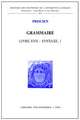 Grammaire Livre XVII - Syntaxe I