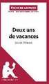 Deux ans de vacances de Jules Verne (Fiche de lecture)