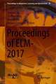 Proceedings of ELM-2017