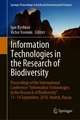 Information Technologies in the Research of Biodiversity: Proceedings of the International Conference "Information Technologies in the Research of Biodiversity", 11–14 September, 2018, Irkutsk, Russia