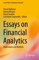 Essays on Financial Analytics: Applications and Methods