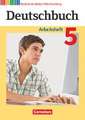 Deutschbuch Band 5: 9. Schuljahr - Arbeitsheft mit Lösungen - Realschule Baden-Württemberg