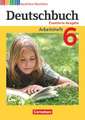 Deutschbuch 6. Schuljahr. Arbeitsheft mit Lösungen. Nordrhein-Westfalen