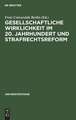 Gesellschaftliche Wirklichkeit im 20. Jahrhundert und Strafrechtsreform