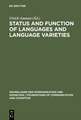 Status and Function of Languages and Language Varieties