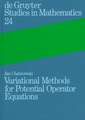 Variational Methods for Potential Operator Equations: With Applications to Nonlinear Elliptic Equations