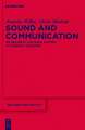 Sound and Communication: An Aesthetic Cultural History of Sanskrit Hinduism