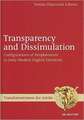 Transparency and Dissimulation: Configurations of Neoplatonism in Early Modern English Literature