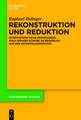 Rekonstruktion und Reduktion physikalischer Theorien: Der Ansatz von Erhard Scheibe an Beispielen aus der Astroteilchenphysik