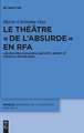 Le Theatre de L'Absurde En Rfa