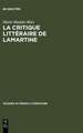 La critique littéraire de Lamartine