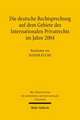 Die Deutsche Rechtsprechung Auf Dem Gebiete Des Internationalen Privatrechts: Im Jahre 2004