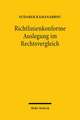 Richtlinienkonforme Auslegung im Rechtsvergleich