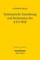 Systematische Einordnung und Rechtsnatur des § 615 BGB