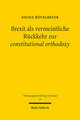 Brexit als vermeintliche Rückkehr zur constitutional orthodoxy