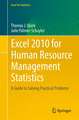 Excel 2010 for Human Resource Management Statistics: A Guide to Solving Practical Problems