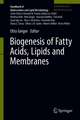 Biogenesis of Fatty Acids, Lipids and Membranes