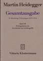 Gesamtausgabe Abt. 2 Vorlesungen Bd. 20. Prolegomena zur Geschichte des Zeitbegriffs