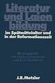 Literatur und Laienbildung im Spätmittelalter und in der Reformationszeit: DFG-Symposion 1981