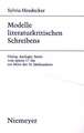 Modelle literaturkritischen Schreibens: Dialog, Apologie, Satire vom späten 17. bis zur Mitte des 18. Jahrhunderts