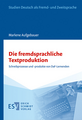 Die fremdsprachliche Textproduktion