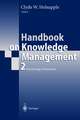 Handbook on Knowledge Management 2: Knowledge Directions