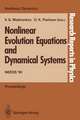 Nonlinear Evolution Equations and Dynamical Systems: Needs ’90