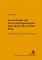 Lesestrategien Und Lesesteuerungsstrategien Beim Einsatz Literarischer Texte Im Fremdsprachenunterricht: Ueberlegungen Aus Relevanztheoretischer Sicht