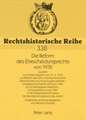 Die Reform Des Ehescheidungsrechts Von 1976: Quellen Zum Ersten Gesetz Vom 14.6.1976 Zur Reform Des Ehe- Und Familienrechts (Parlamentarische Ausschus