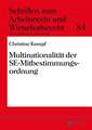 Multinationalitaet Der Se-Mitbestimmungsordnung: Kritische Analyse Der Dedikationen in Volkssprachlichen Mainzer