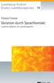 Variation durch Sprachkontakt