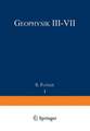 Geophysik III / Geophysics III