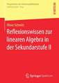 Reflexionswissen zur linearen Algebra in der Sekundarstufe II