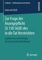 Zur Frage der Anzeigepflicht (§ 138 StGB) des in die Tat Verstrickten: Zugleich eine Betrachtung der französischen Rechtslage