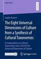 The Eight Universal Dimensions of Culture from a Synthesis of Cultural Taxonomies: A Compendium on Cultural Taxonomies and a Tool for the Universal Dimensions of Culture