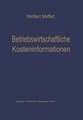 Betriebswirtschaftliche Kosteninformationen: Ein Beitrag zur Theorie der Kostenrechnung