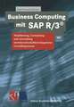 Business Computing mit SAP R/3: Modellierung, Customizing und Anwendung betriebswirtschaftlich-integrierter Geschäftsprozesse