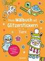 Mein Malbuch mit Glitzerstickern - Tiere