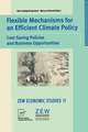 Flexible Mechanisms for an Efficient Climate Policy: Cost Saving Policies and Business Opportunities