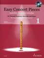 Easy Concert Pieces für Sopran-Blockflöte und Klavier