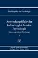 Kulturvergleichende Psychologie 3. Anwendungsfelder der kulturvergleichenden Psychologie