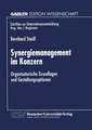 Synergiemanagement im Konzern: Organisatorische Grundlagen und Gestaltungsoptionen