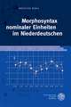 Morphosyntax Nominaler Einheiten Im Niederdeutschen: Transformationen Des Labyrinthmythos in Der Zeitgenossischen Amerikanischen Erzahlliteratur