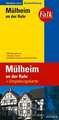 Falk Stadtplan Extra Standardfaltung Mülheim an der Ruhr mit Ortsteilen von