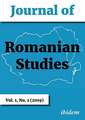 Journal of Romanian Studies – Volume 1,1 (2019)