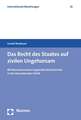 Das Recht Des Staates Auf Zivilen Ungehorsam: Mit Menschenrechten Begrundete Rechtsbruche in Der Internationalen Politik