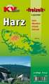 Harz (Gesamtharz-Karte), KVplan, Wanderkarte/Harzklub-Wanderwege/Freizeitkarte/Radkarte, 1:50.000